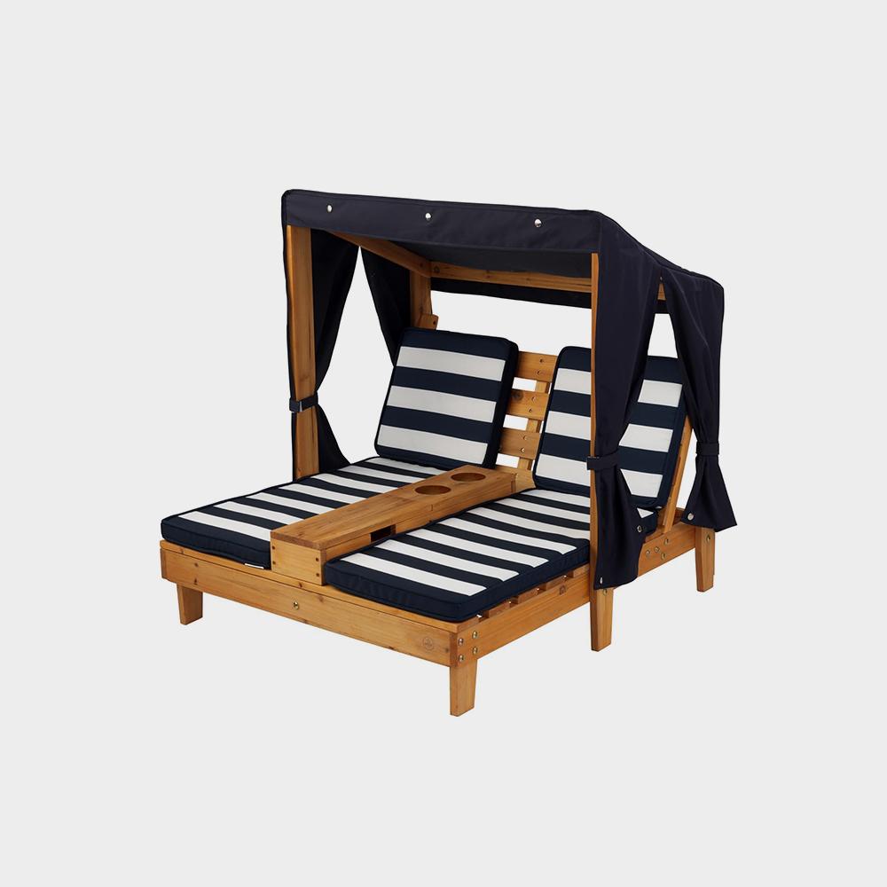 اتاق نشیمن دو نفره در فضای باز چوبی کید کرافت با جا لیوانی، مبلمان پاسیو کودک - Image 2