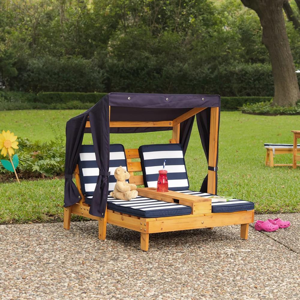 اتاق نشیمن دو نفره در فضای باز چوبی کید کرافت با جا لیوانی، مبلمان پاسیو کودک - Image 4